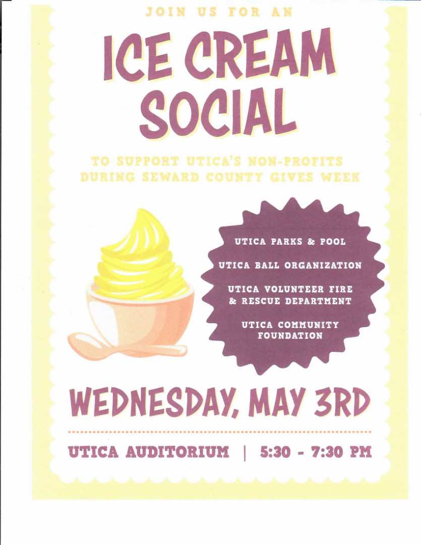 Village of Utica Ice Cream Social